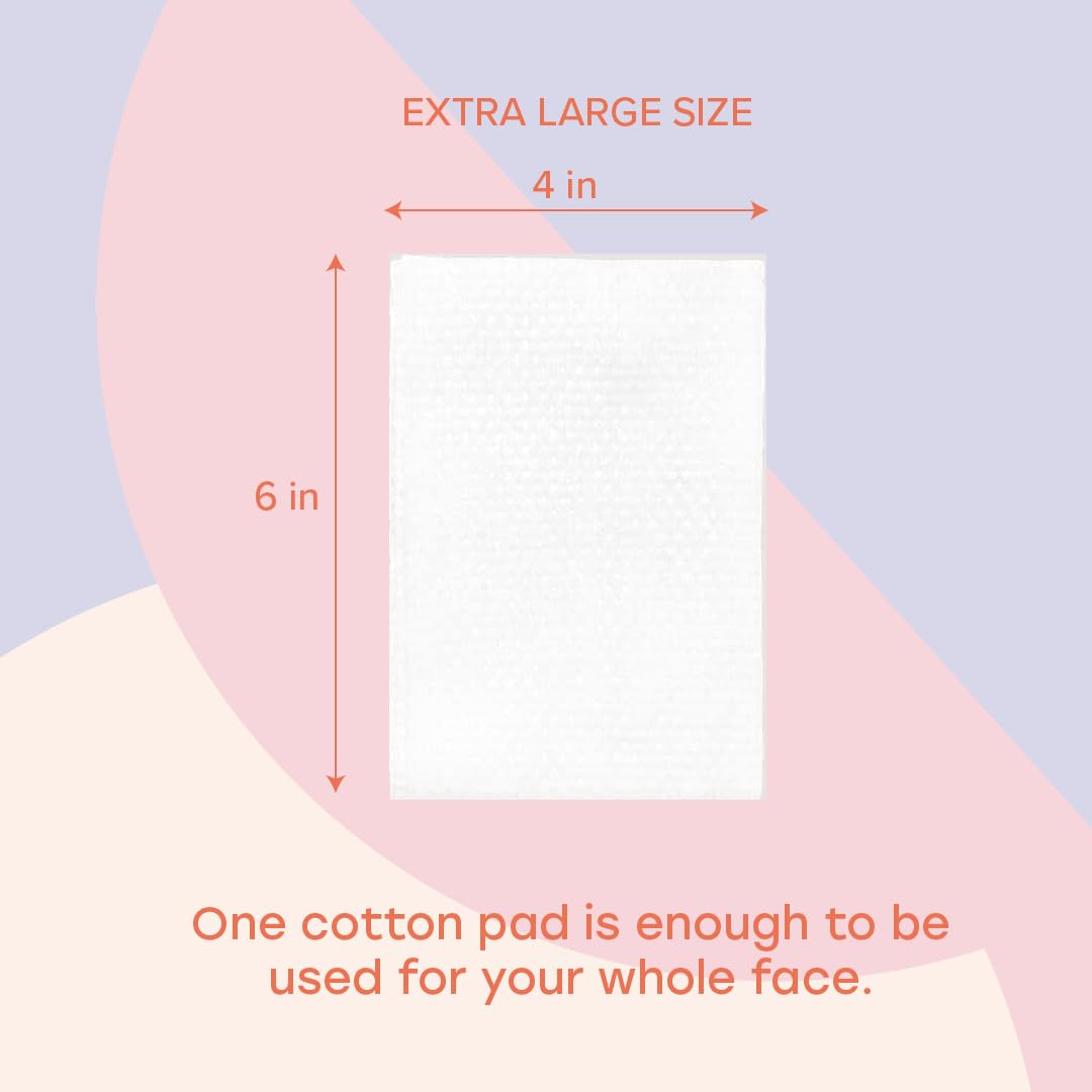 White Rabbit Naked Cotton Classic pads absorb just enough liquid for controlled application