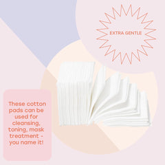 White Rabbit unbleached pure cotton pads are gentle on skin and additive-free.