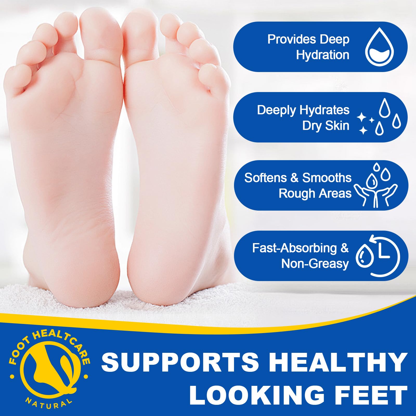 WHLH & WELL-BEING 60% Urea Foot Stick portable for on-the-go use