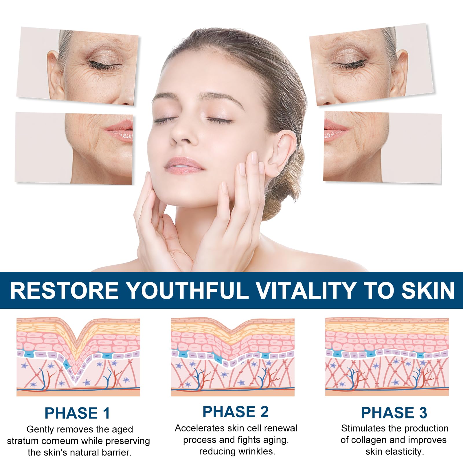 WHLH & Well-Being Retinol Serum Stick in hand ready for daily use.