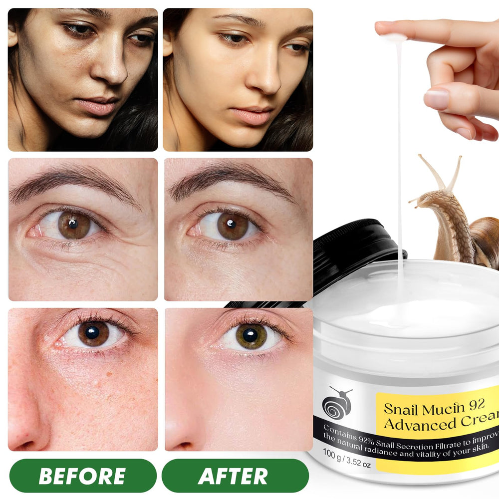 WHLH & WELL-BEING Snail Mucin skincare routine setup for morning use.