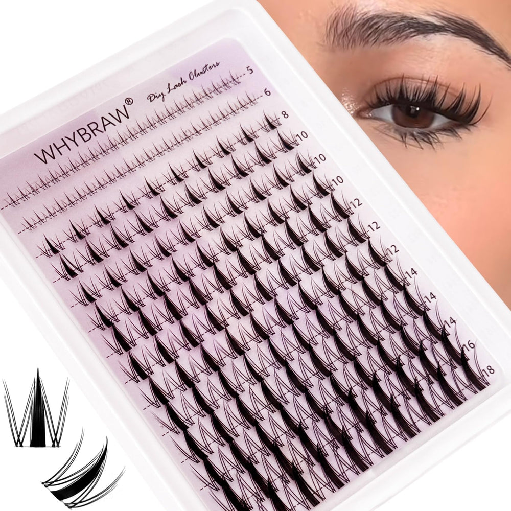 Whybraw manga lashes kit display for versatile DIY styling.
