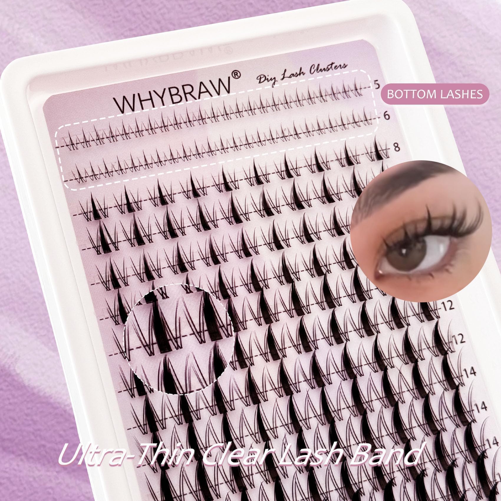 Whybraw reusable 10-plus-times lashes save money and time.