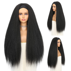 WIGNEE headband wig with black headband detail for quick styling