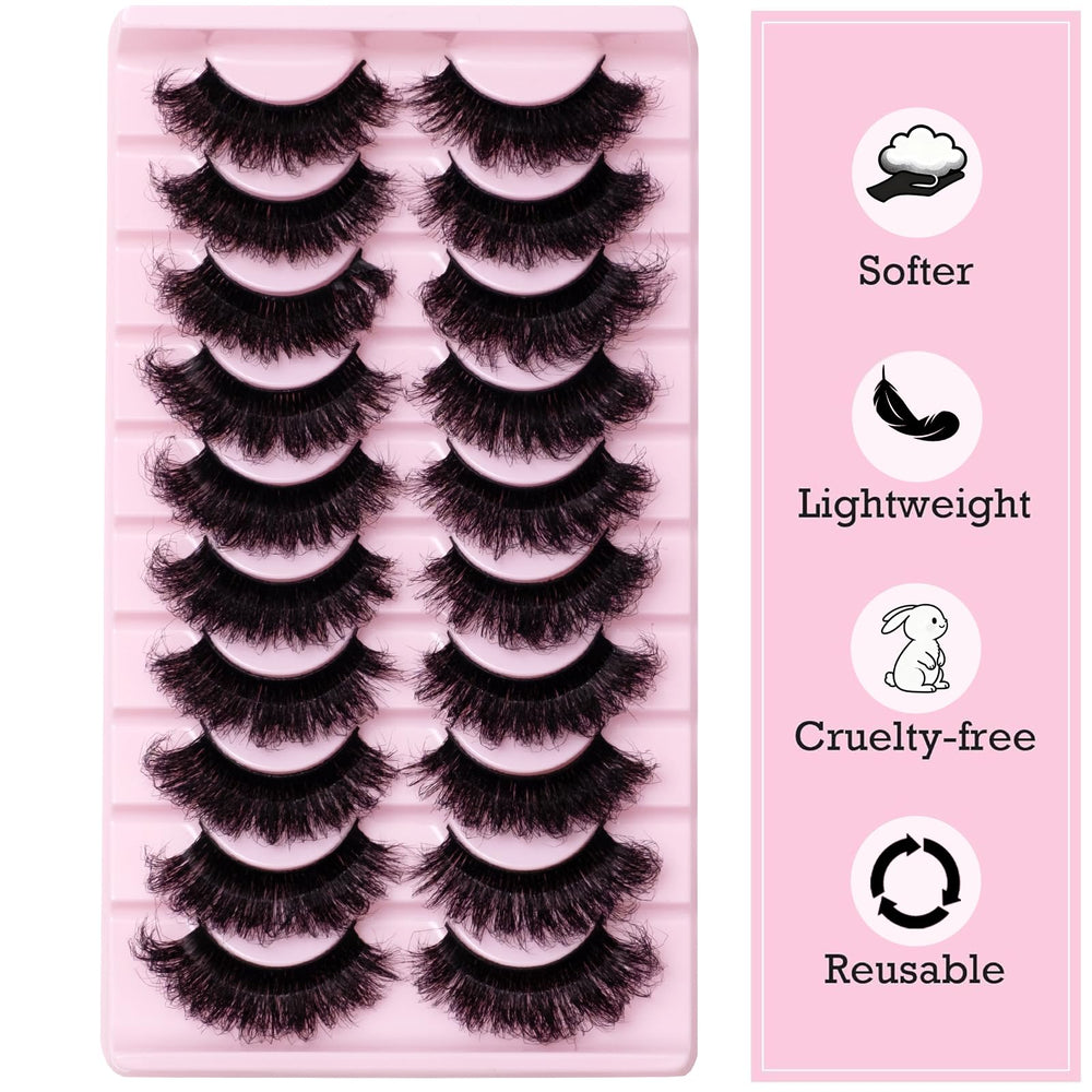 Wikbik 8D faux mink lashes feel soft and lightweight for all-day wear.