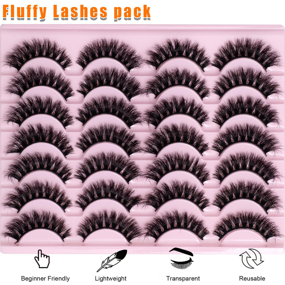 Wikbik multi-pack backup lashes for travel or sharing