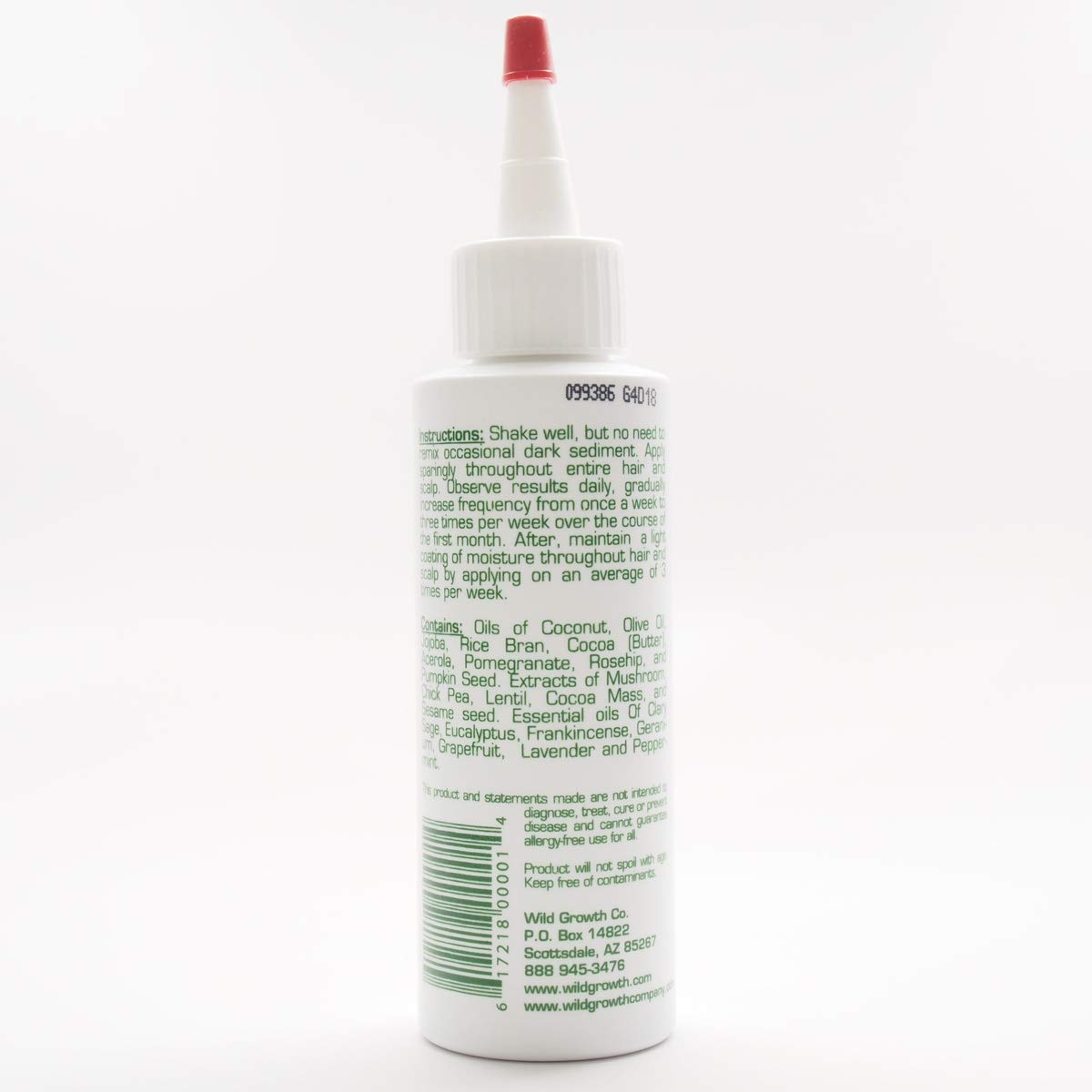 Wild Growth Aceite para cabello: aplicación suave en manos para desenredar.