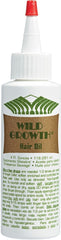 Wild Growth Aceite para cabello: botella de 4 oz con nutrición suave.