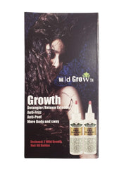 Wild Growth Hair Oil applied by hands for easy scalp nourishment and even distribution.