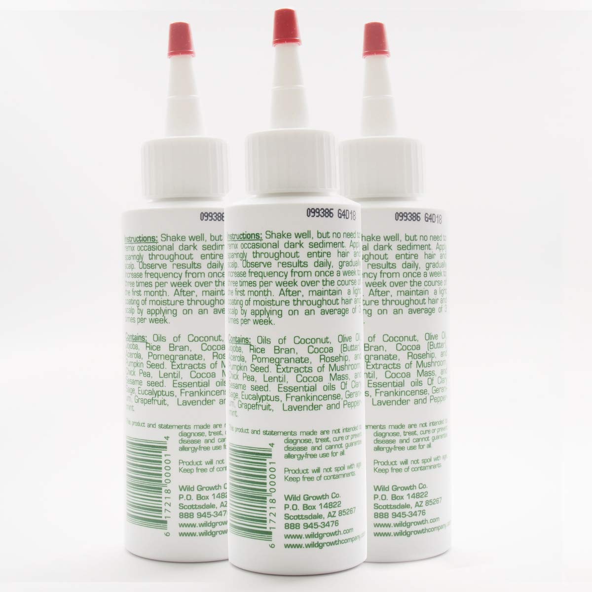 Wild Growth Hair Oil drops demonstrate simple application for detangling and softer, manageable hair.
