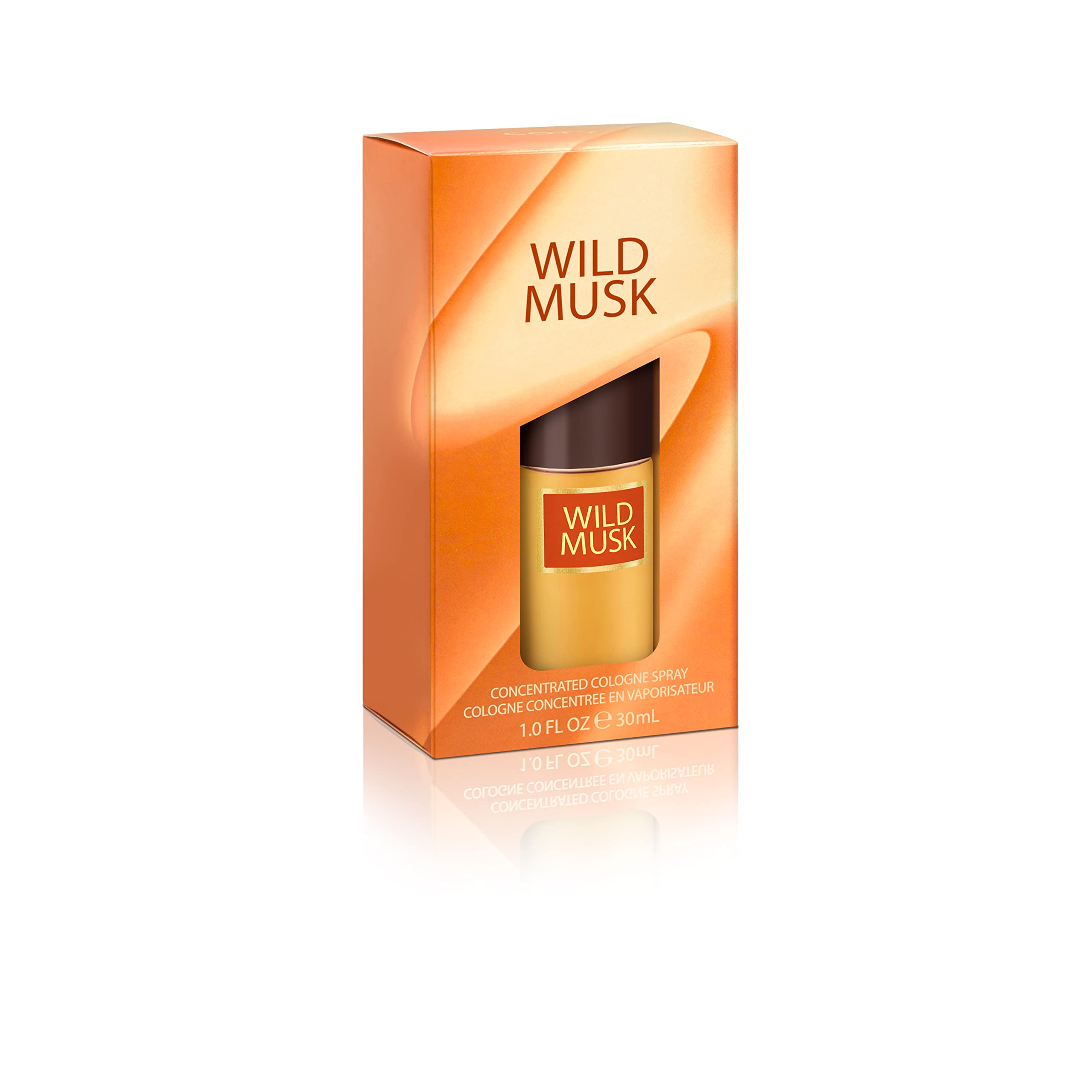 Wild Musk warm musk amber notes close-up highlighting sensual scent for evening occasions.