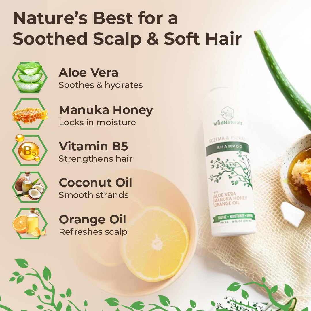 Wild Naturals miel de Manuka, ingrediente visible para nutrición suave