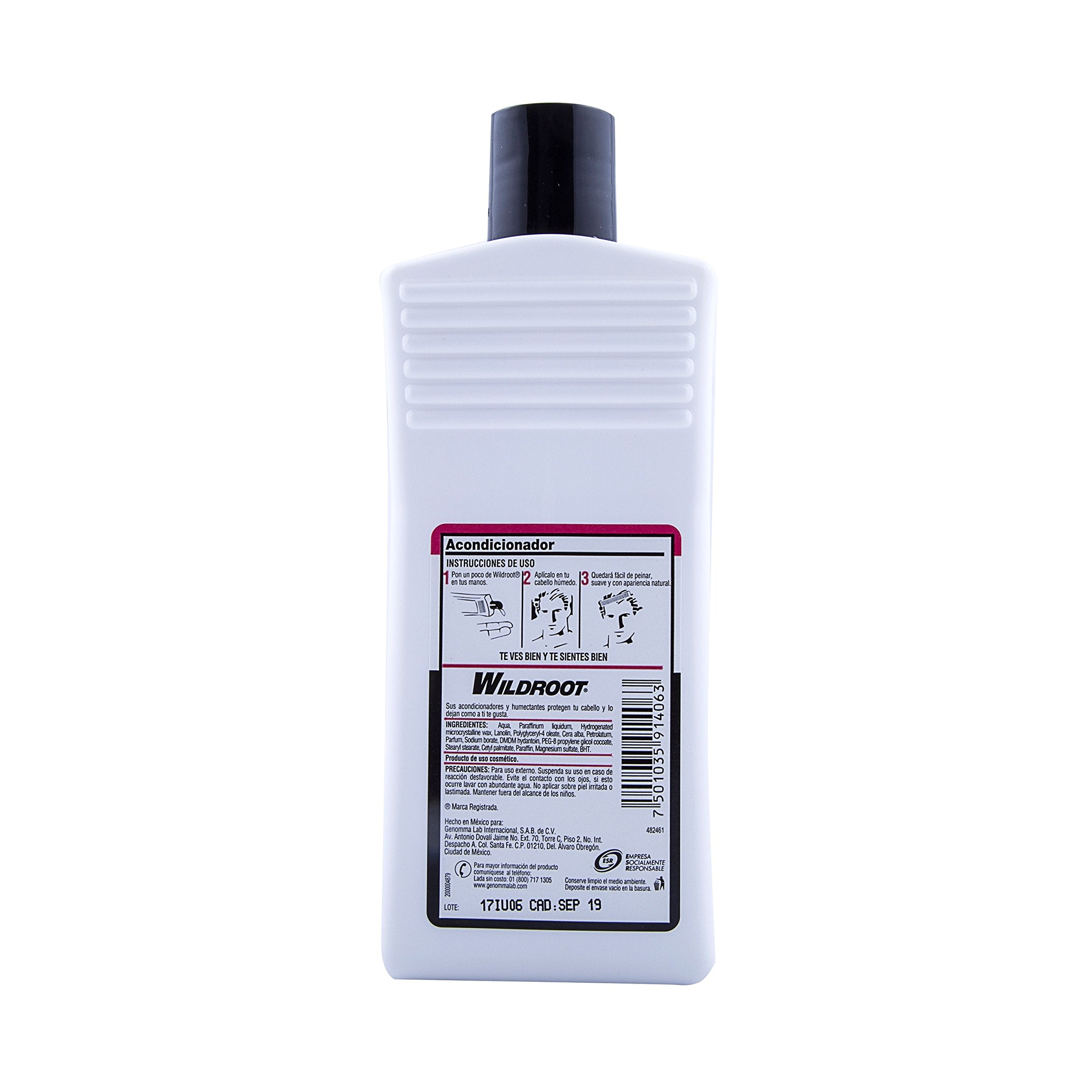 Aplicación de Wild Root sobre cabello mojado para suavidad diaria.