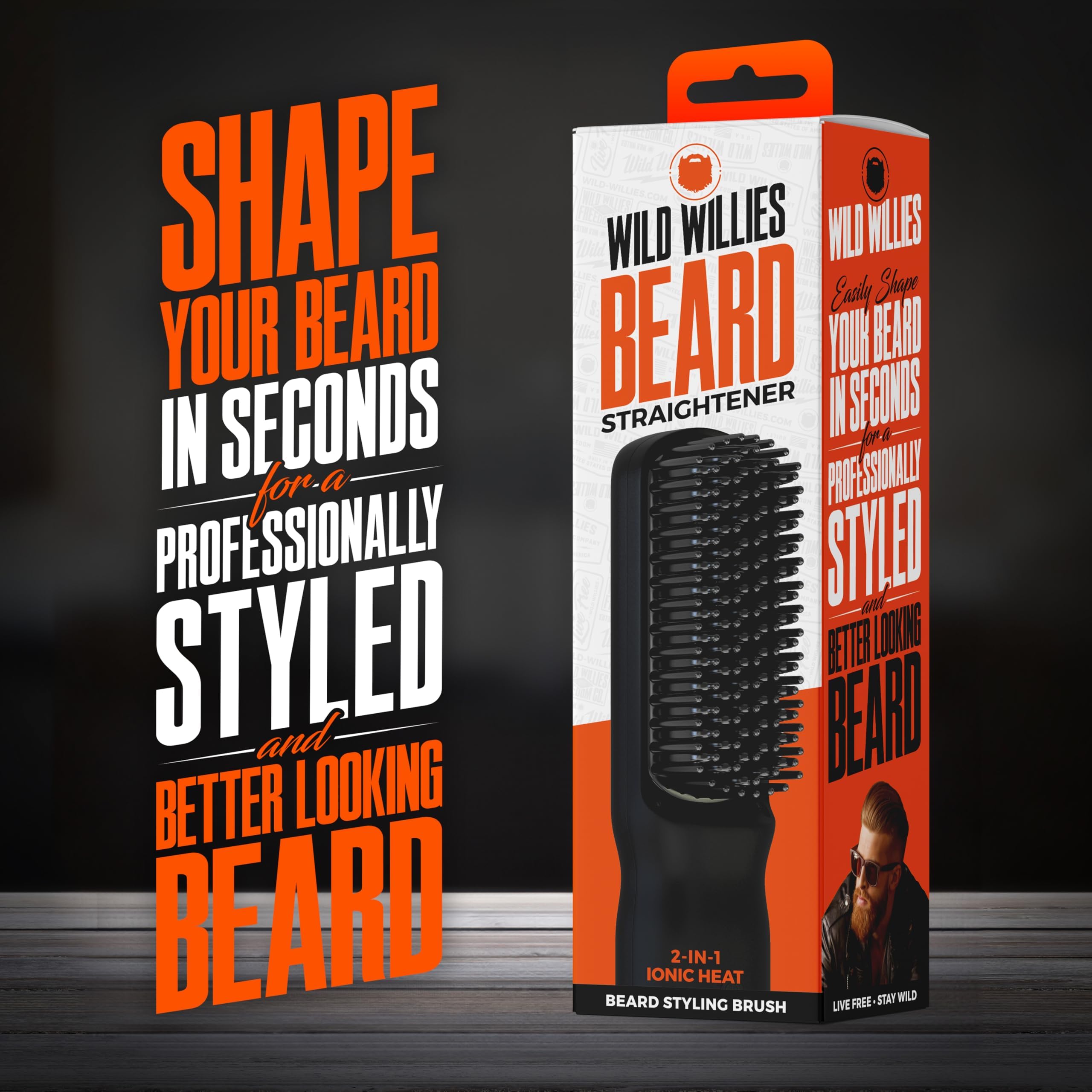 Wild Willies negative ion feature helps smooth and shine