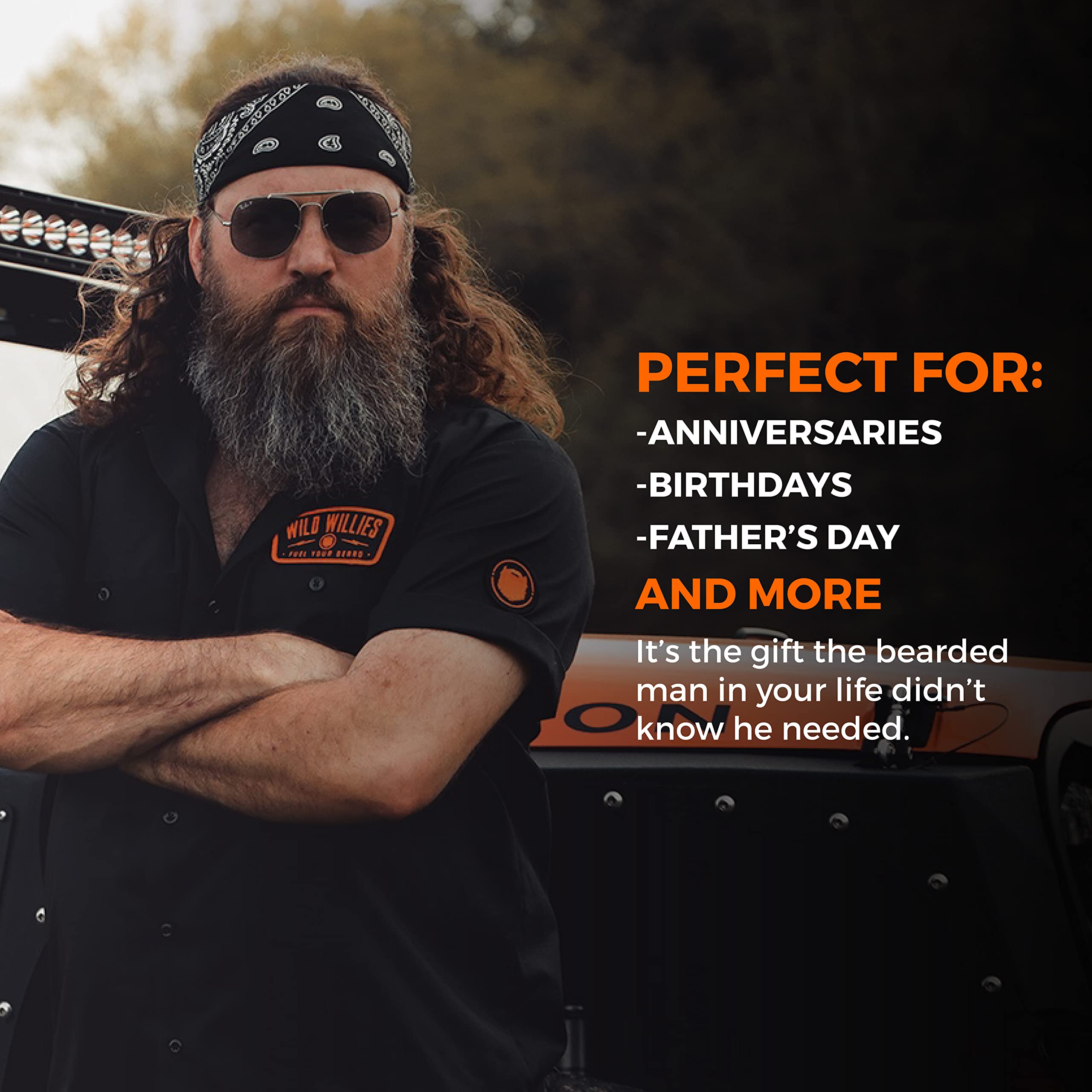 Wild Willies portable 2-in-1 beard tool for travel