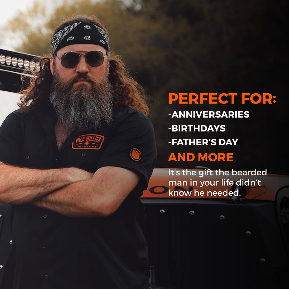 Wild Willies portable 2-in-1 beard tool for travel