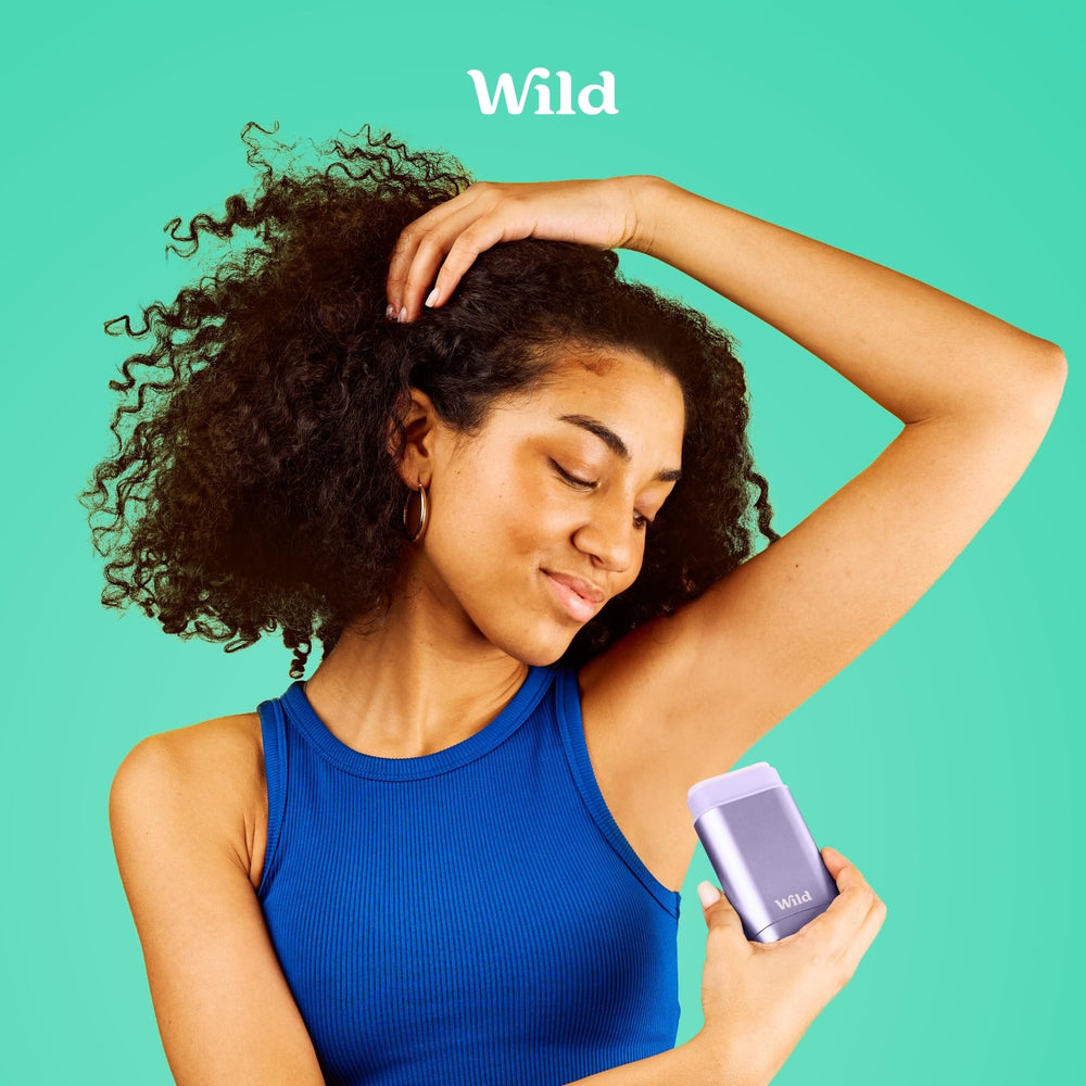 Wild zero-plastic deodorant refill system reduces bathroom waste