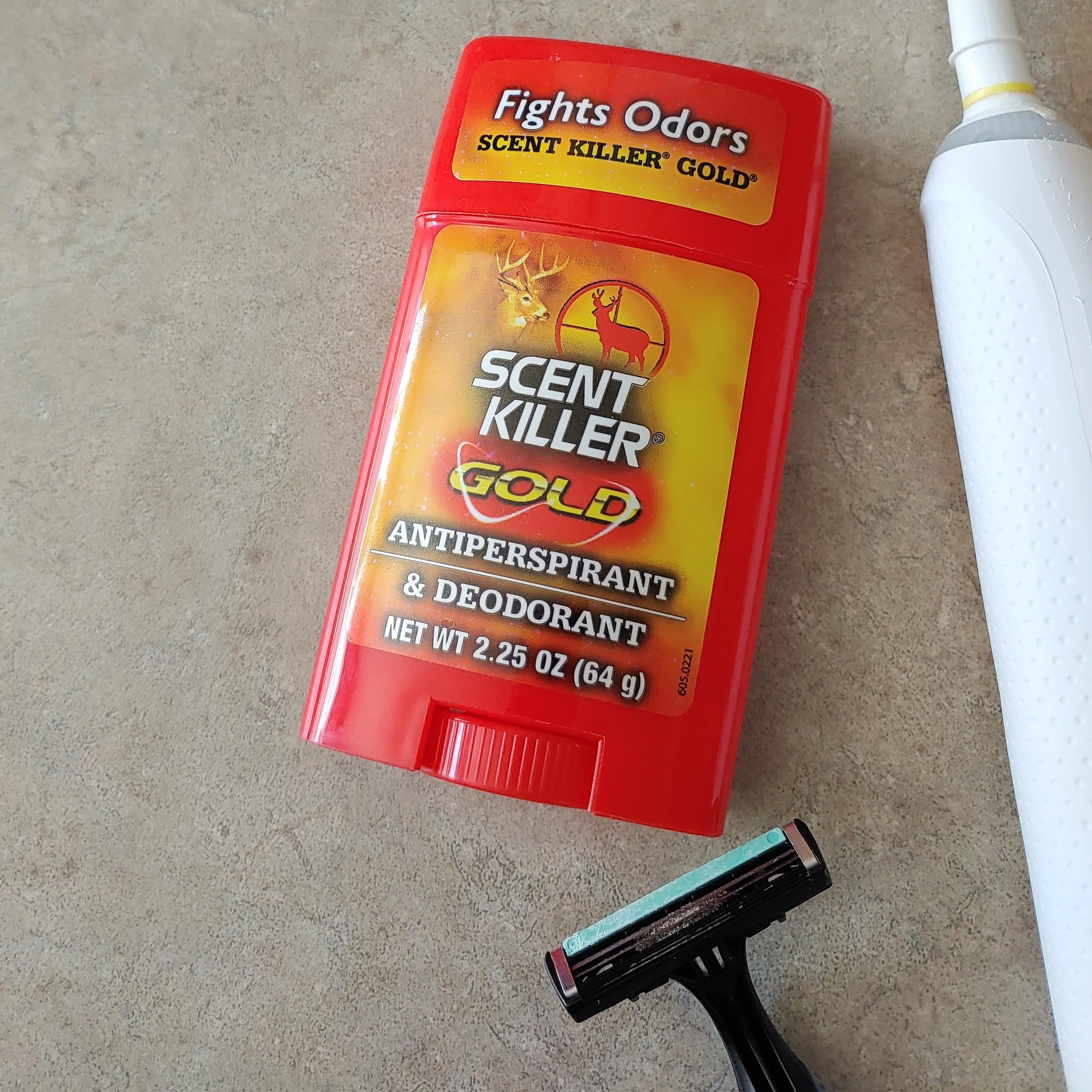 Wildlife Research Center Scent Killer Gold anti-odor technology highlights odor management benefits for field use.
