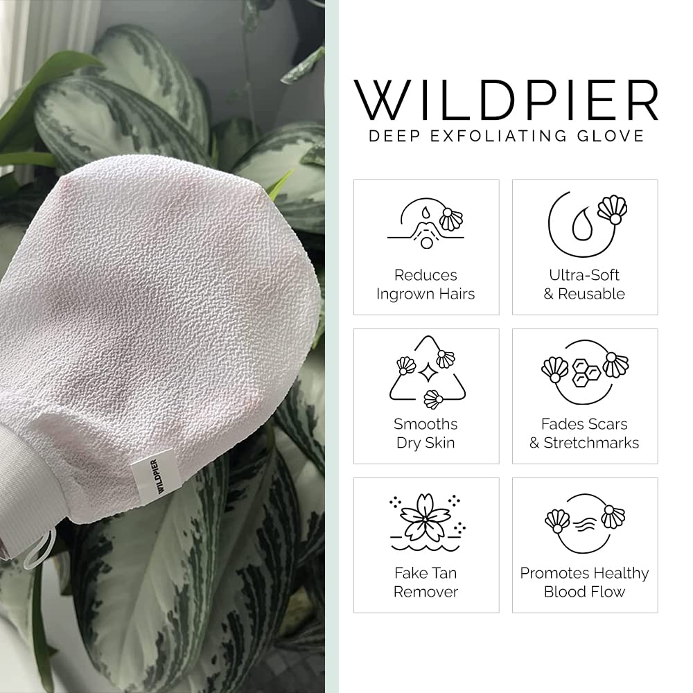 Wildpier Biodegradable viscose glove close-up texture highlights eco-friendly materials