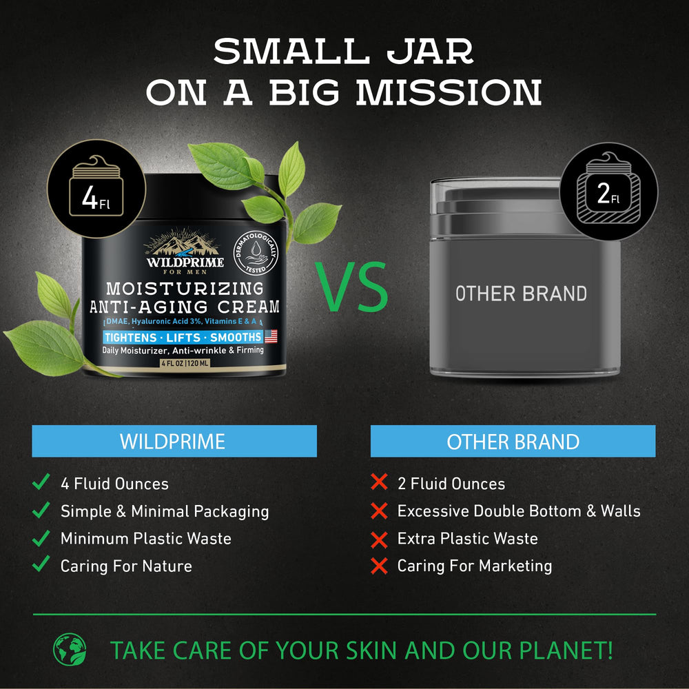 WildPRIME daily skincare application on face image