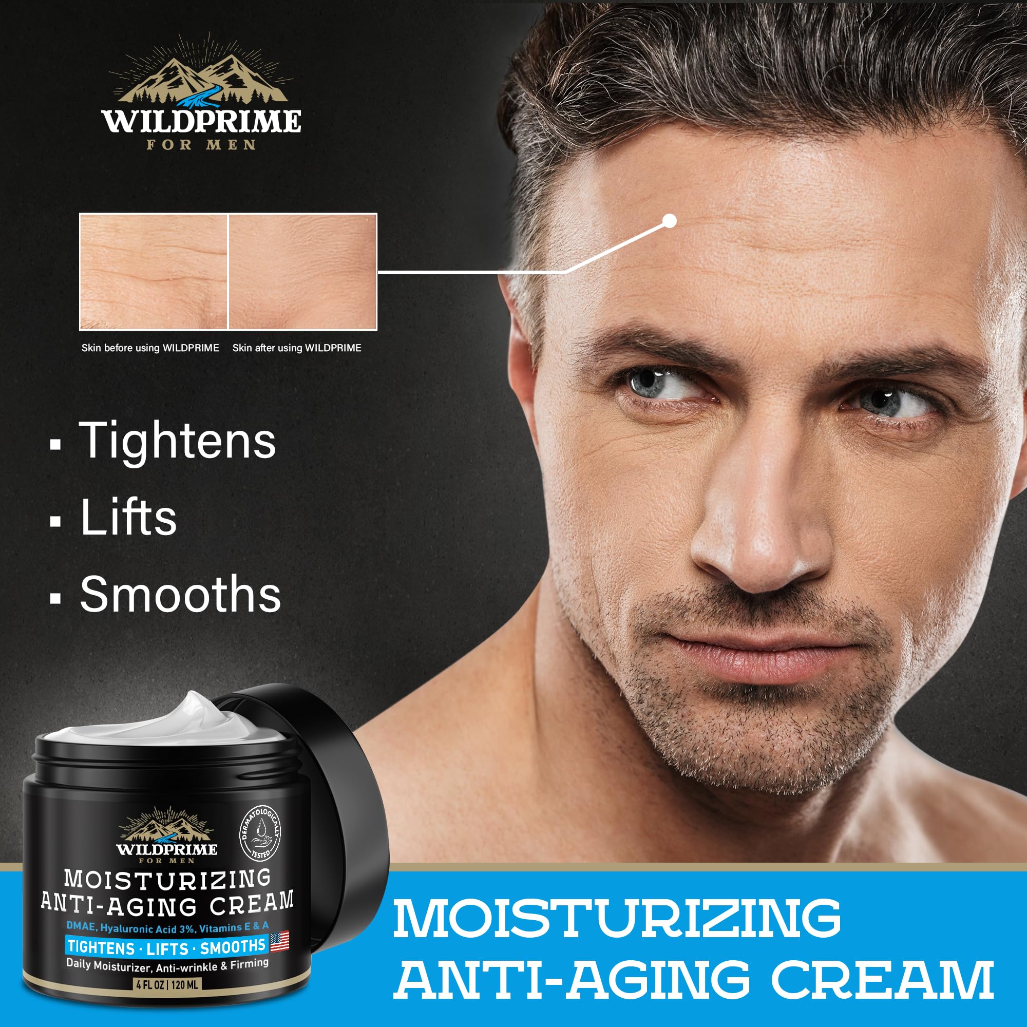WildPRIME moisturizer texture close-up shows non-greasy finish