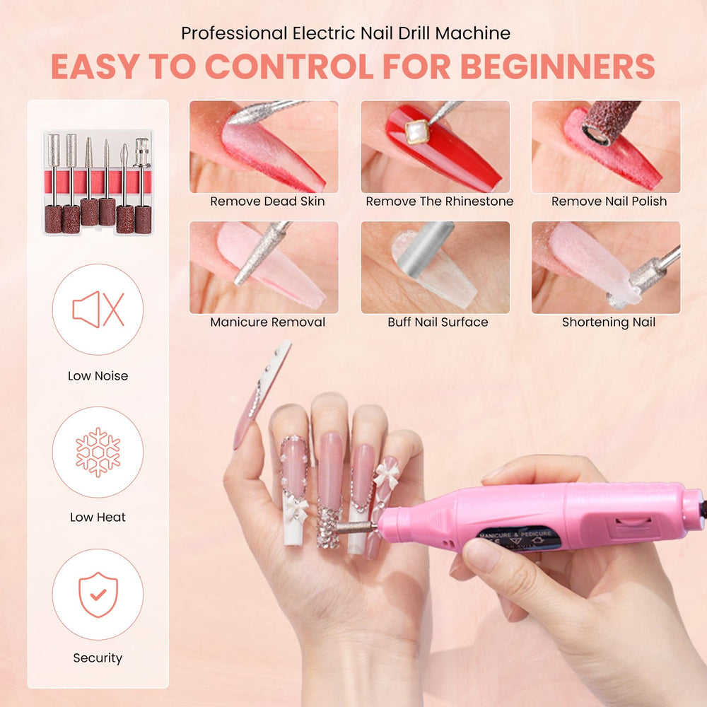 Wilfniee Acrylic Powder Set with 3 Colors supports DIY extensions