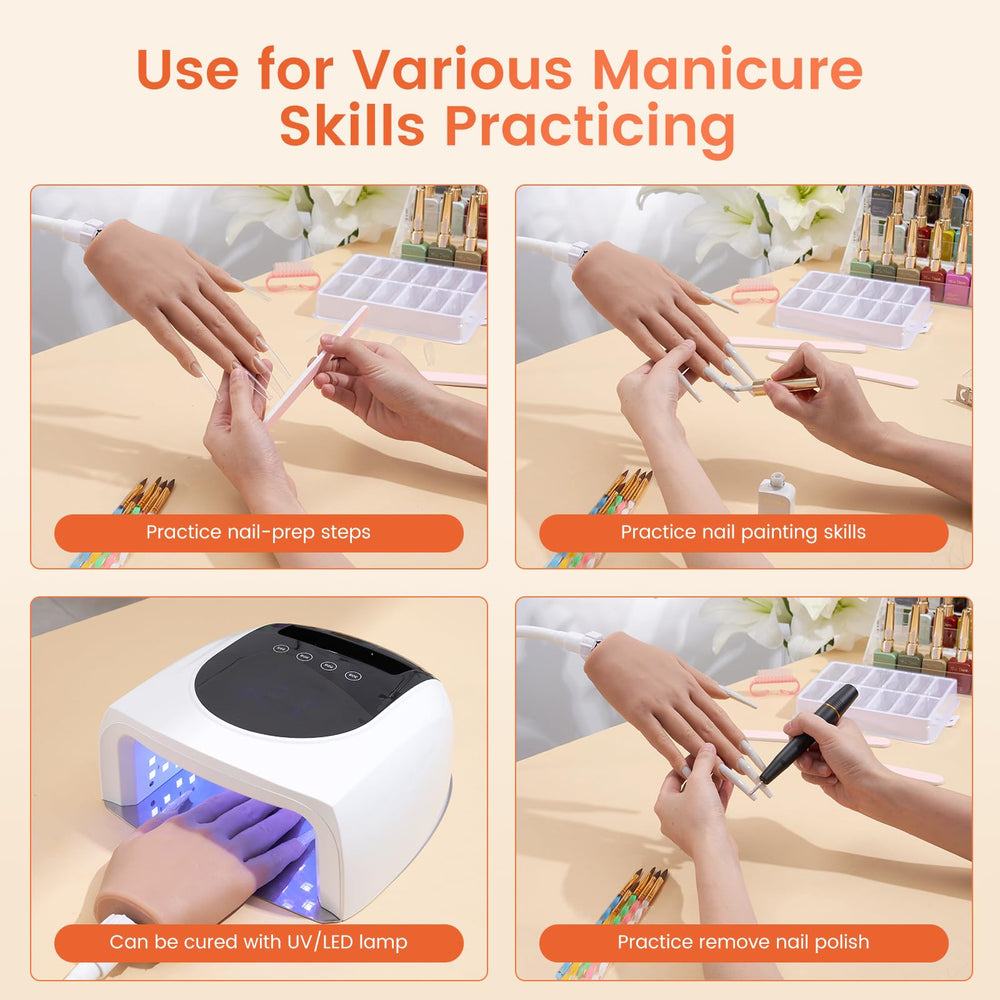 Wilfniee reusable nail tips enable ongoing practice without replacements