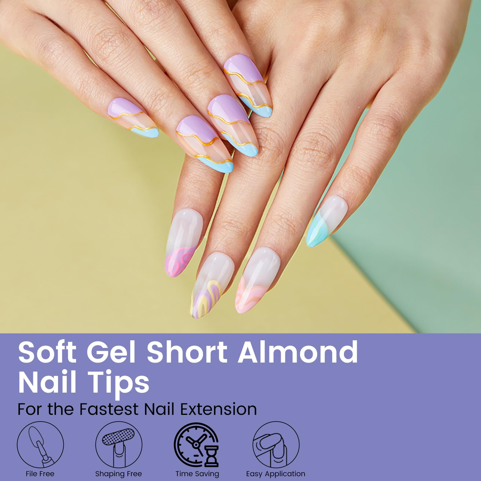 Wilfniee soft gel tips offer flexible, salon-quality results at home.