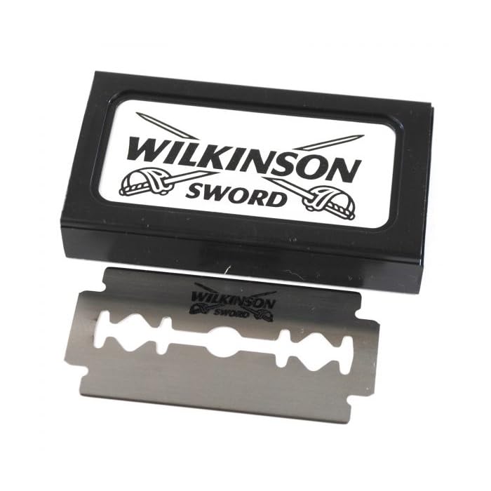 Wilkinson Sword Classic DE blades 100 count offers value for frequent shavers.
