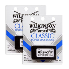 Wilkinson Sword Classic double-edge blades pack-2-box for a dependable, smooth shave.