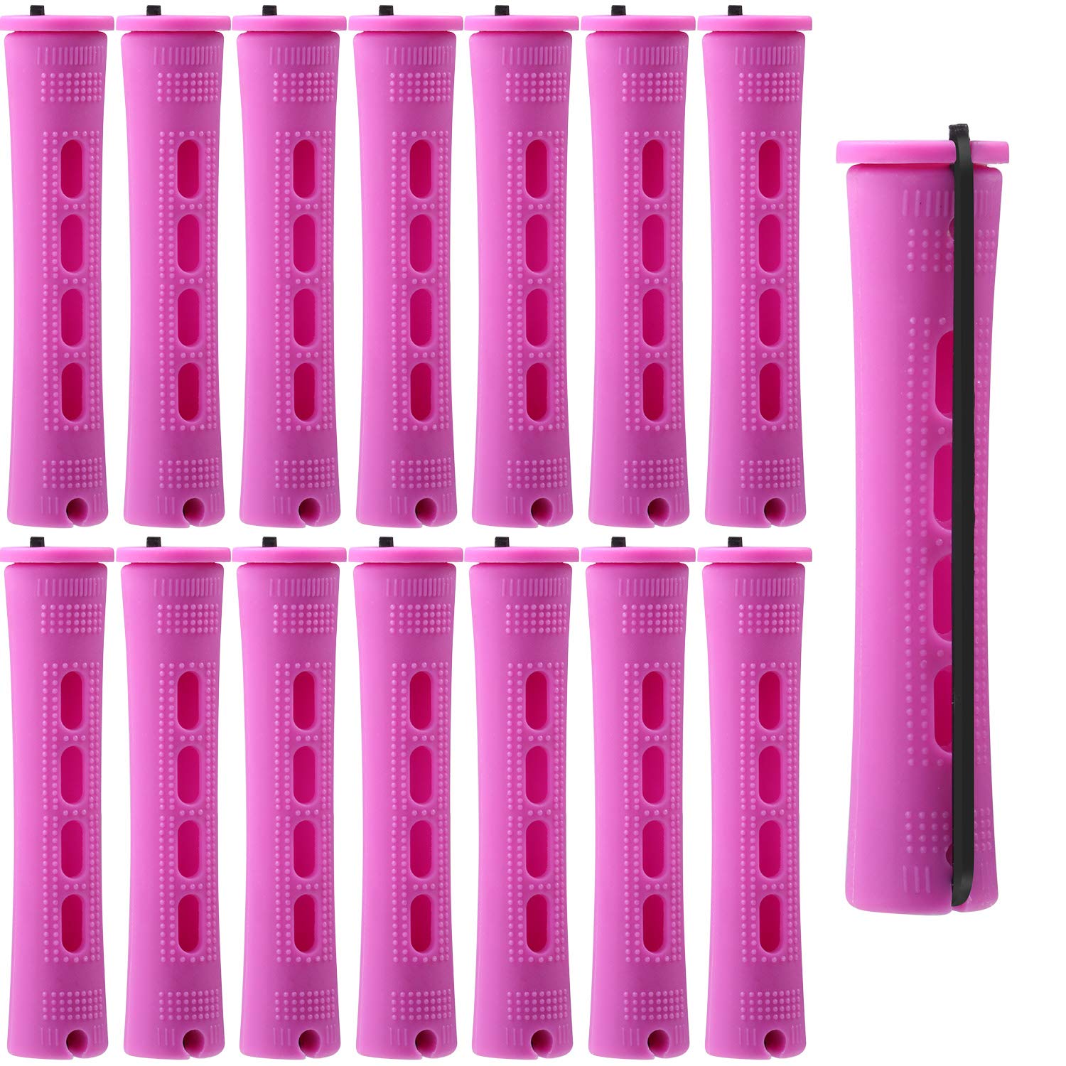 WILLBOND 60 purple perm rods for long hair ready for versatile styling