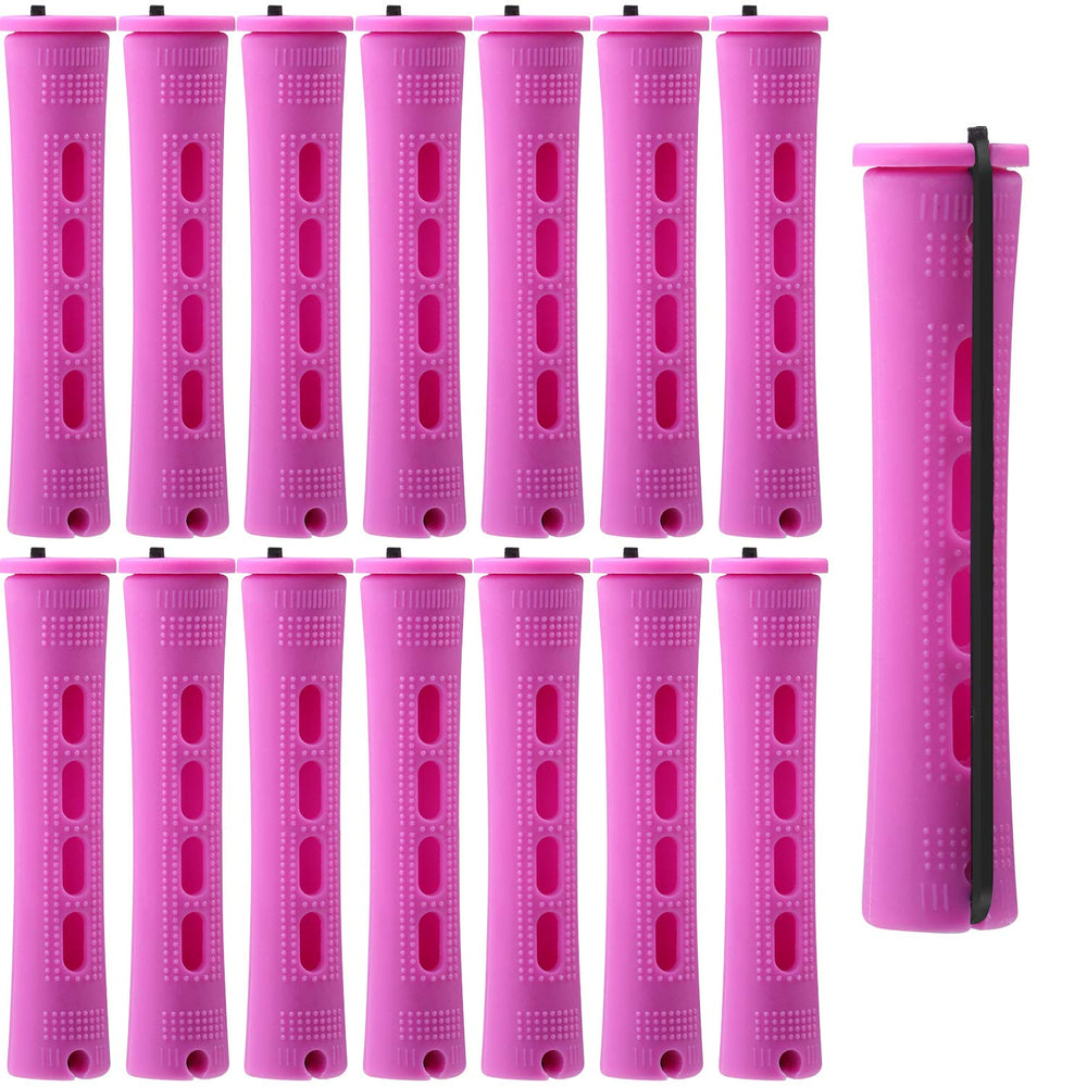 WILLBOND 60 purple perm rods for long hair ready for versatile styling
