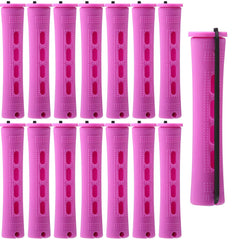 WILLBOND 60 purple perm rods for long hair ready for versatile styling