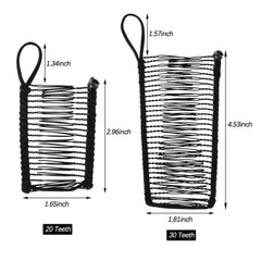 Willbond banana hair clip 2-comb design secures hair without slipping