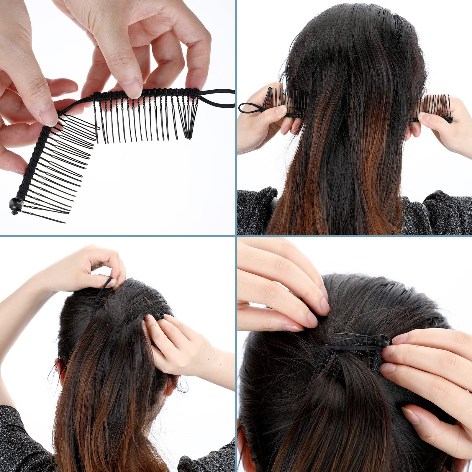 Willbond banana hair clip pack-4-pcs ideal for sharing or backup