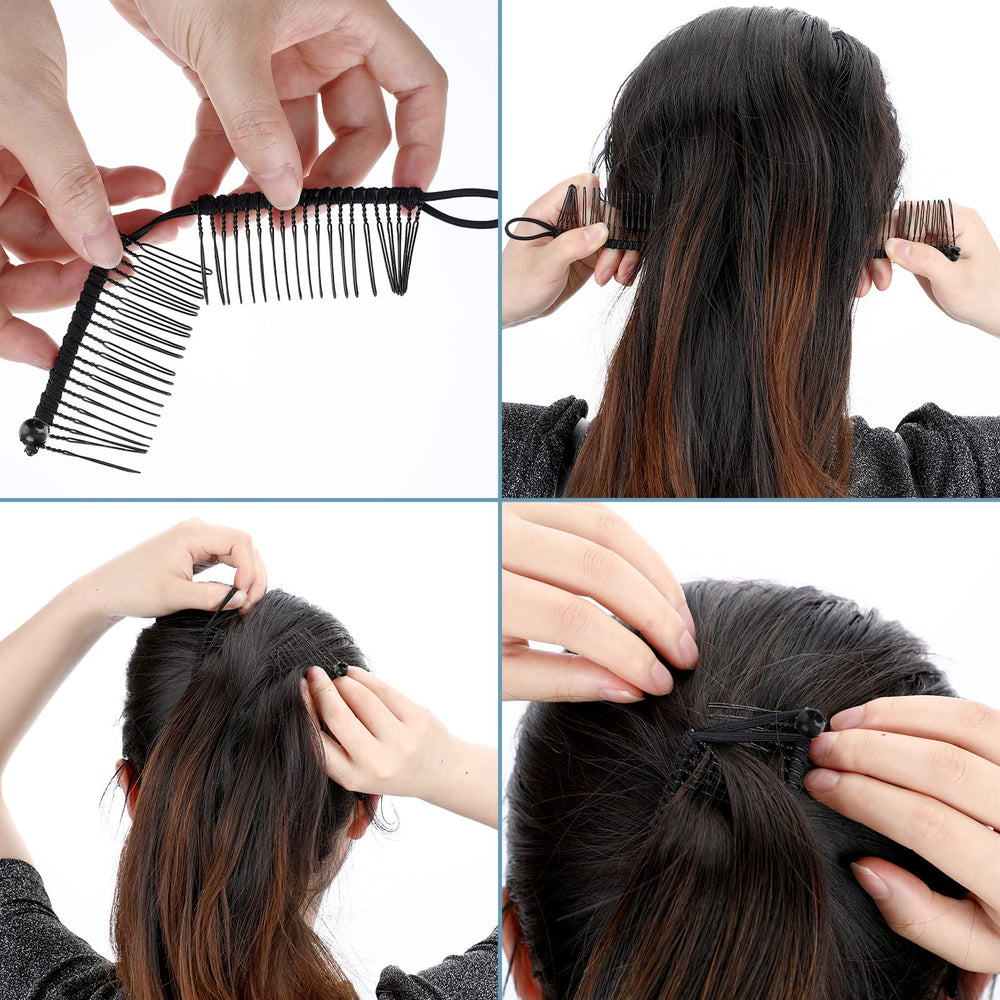 Willbond banana hair clip pack-4-pcs ideal for sharing or backup