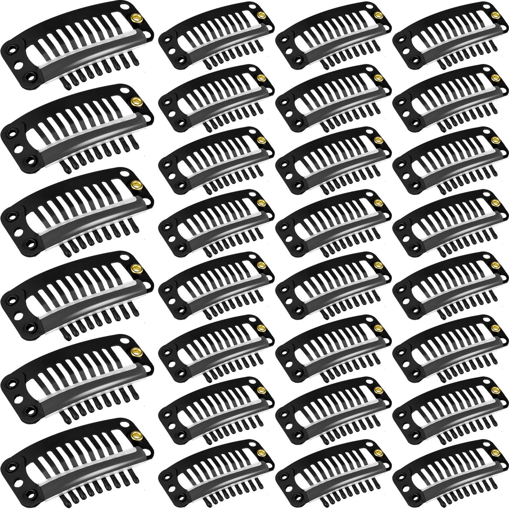 Clip Willbond para extensiones de pelo con 9 dientes para fijación segura