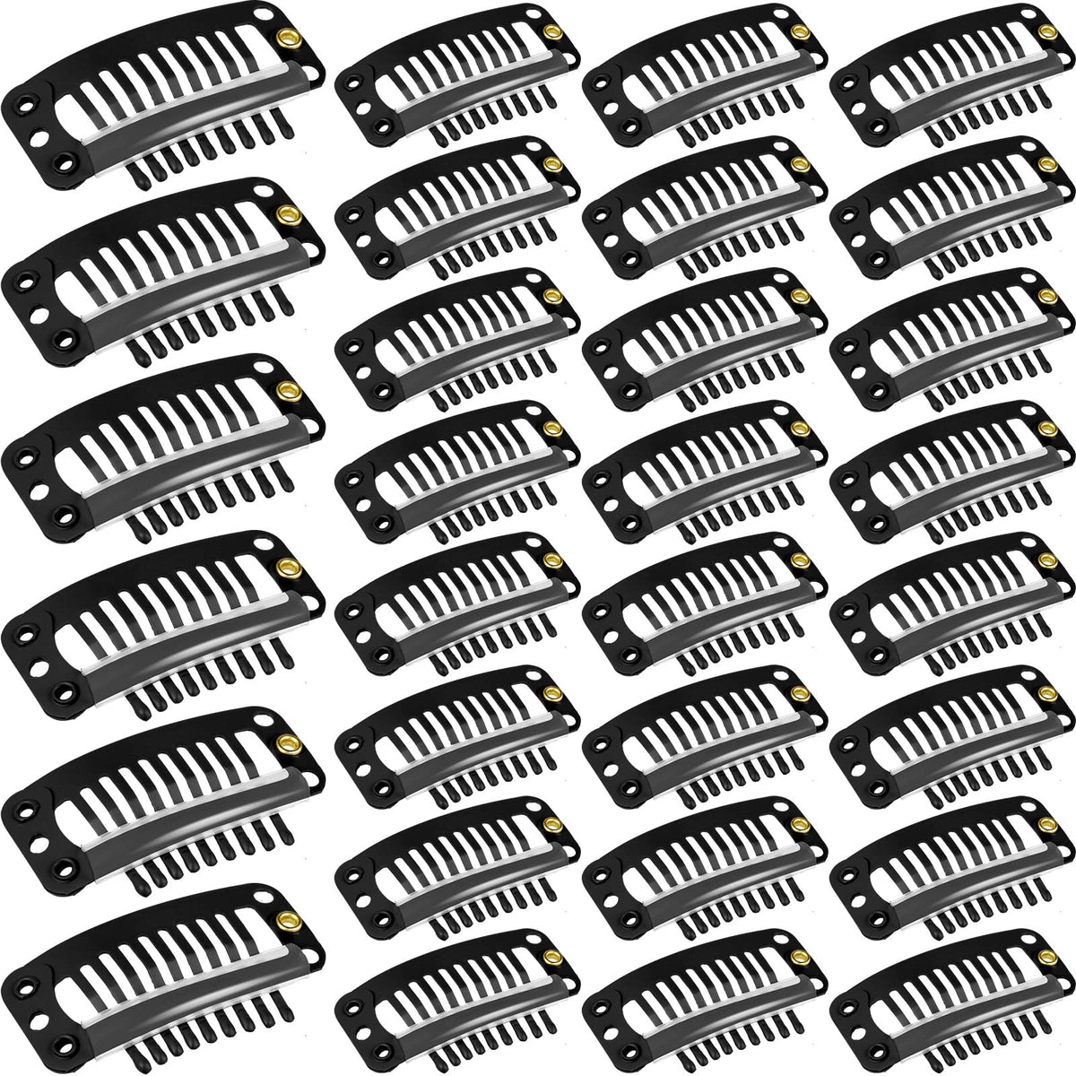Clip Willbond para extensiones de pelo con 9 dientes para fijación segura