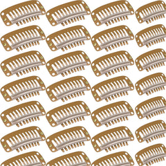 WILLBOND clips extensiones cabello 9 dientes para fijar peinados con suavidad.