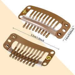 Clip metálico WILLBOND resistente para extensiones de pelo