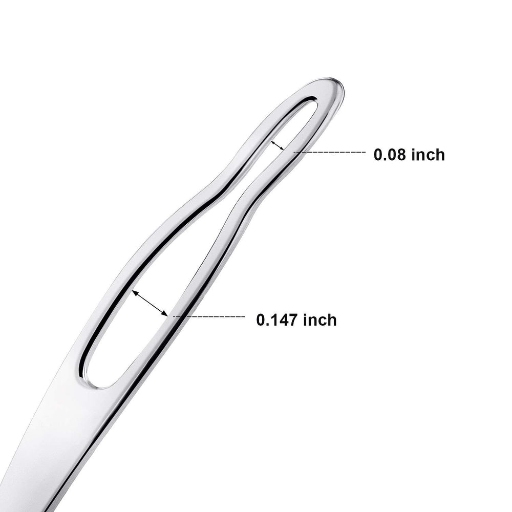 WILLBOND dreadlock interlocking tool in silver finish for versatile use