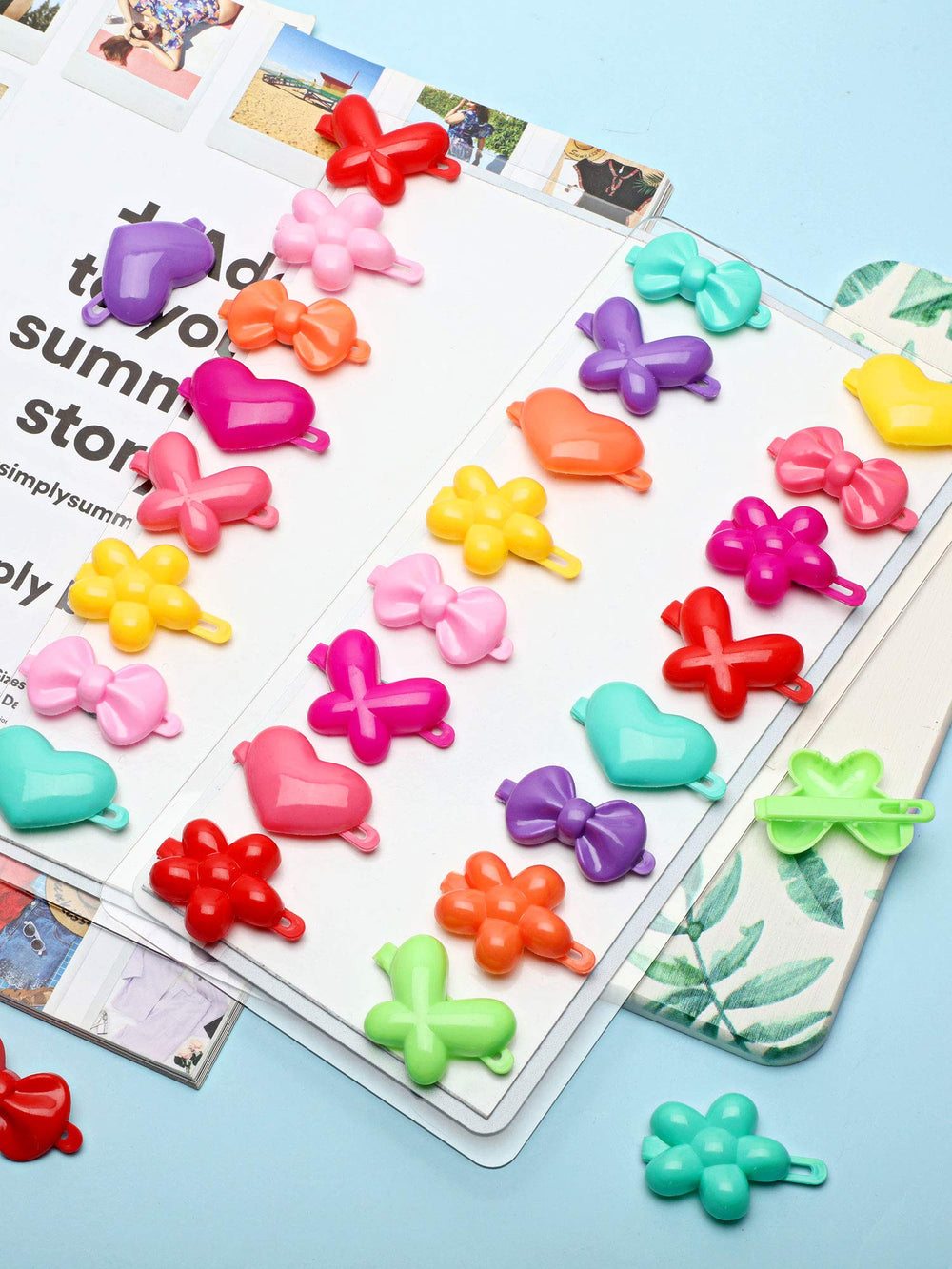 WILLBOND girls hair accessories display shows easy styling options