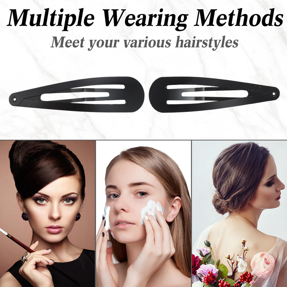 Willbond hair clip holding back loose strands during work or errands.