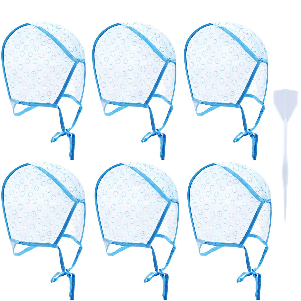 WILLBOND highlighting cap blue six-piece set for at-home dyeing