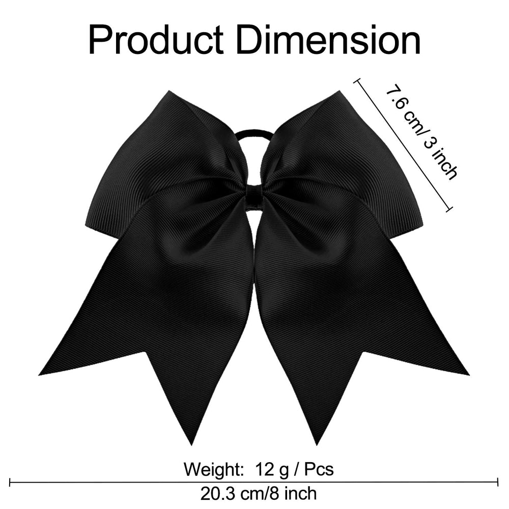 WILLBOND jumbo bow grosgrain ribbon close-up in black