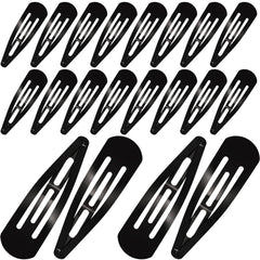 Willbond large metal snap clip in black pack secures daily hairstyles with ease.