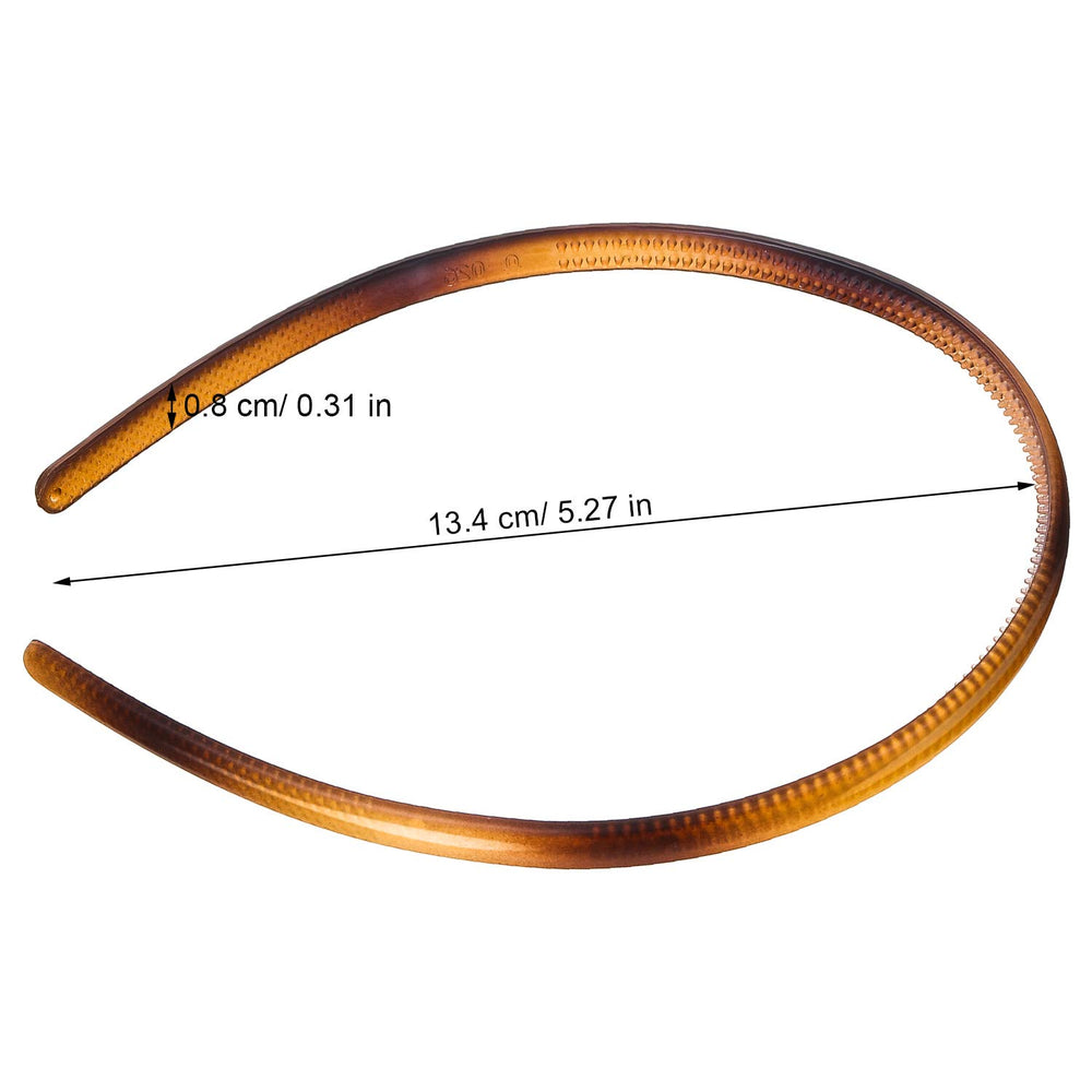 WILLBOND non-slip headband with inner teeth keeps hair in place during workouts.