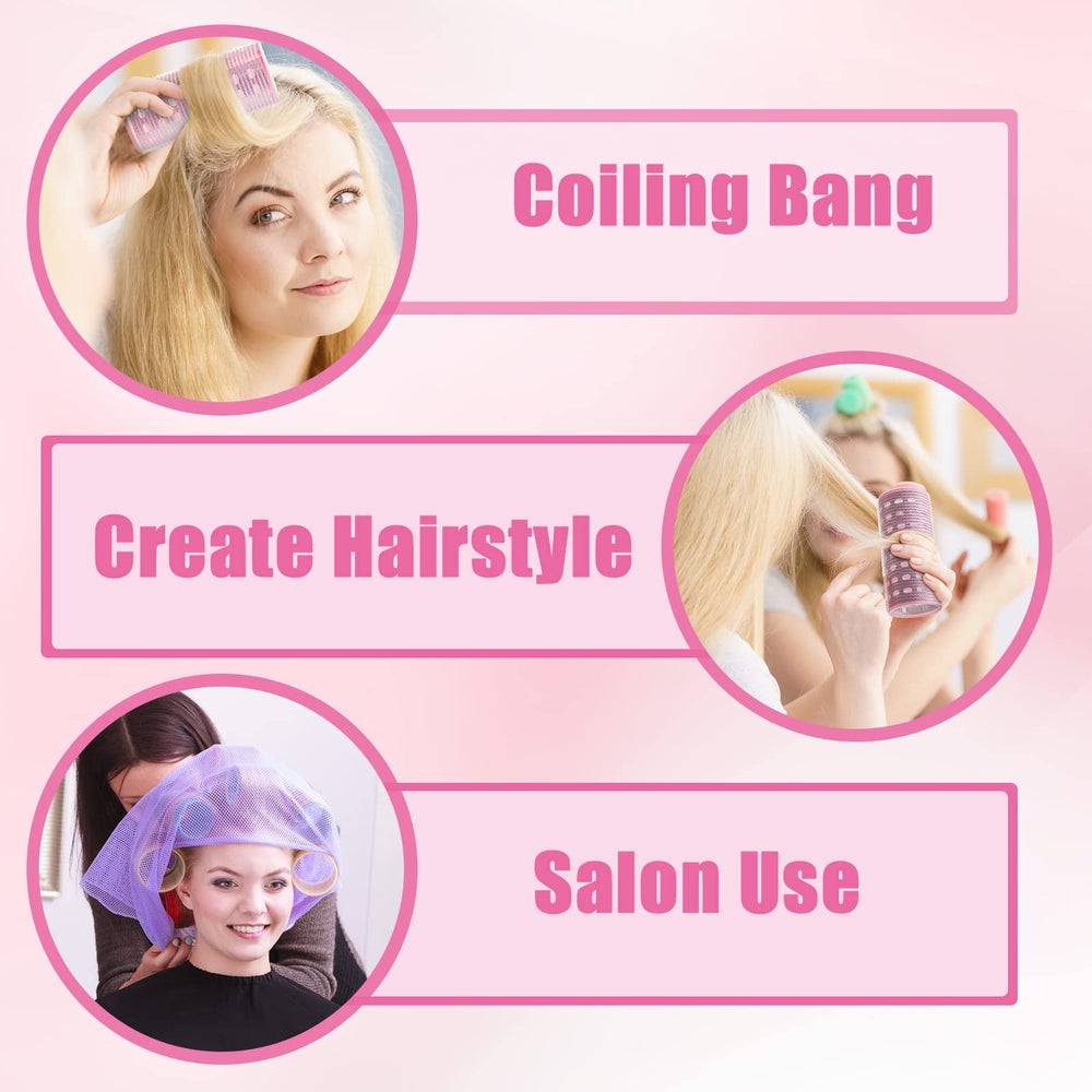 Willbond salon-style curl roller adds volume and bounce.