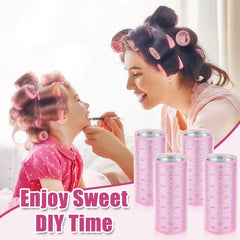 Willbond self-grip roller keeps hair secure during wrapping.