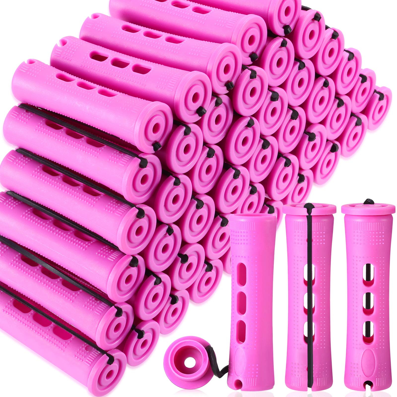 WILLBOND short perm rods in purple pack for uniform curls.
